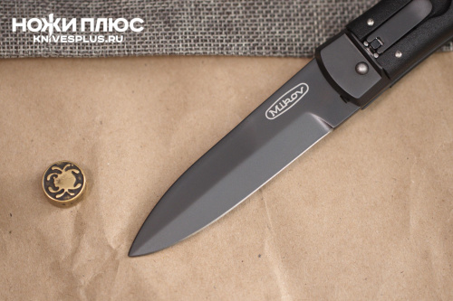 Автоматический нож Predator  N690 черный Mikov