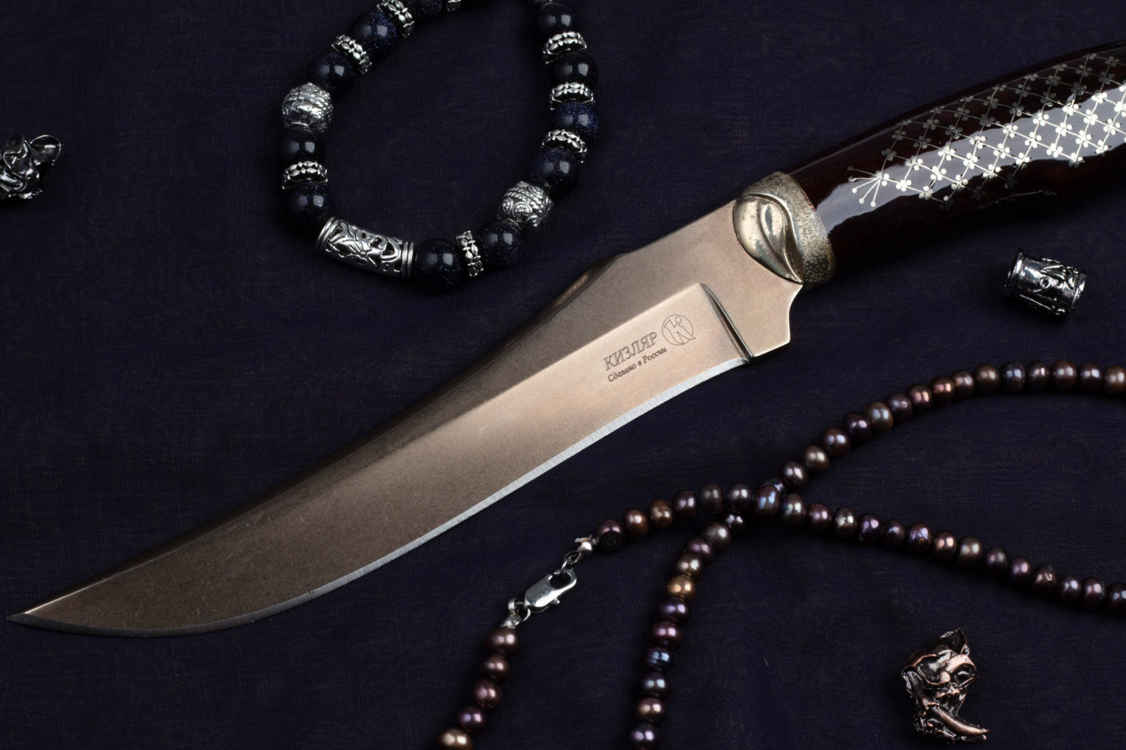 Нож Акела D2  унцукульская насечка Кизляр