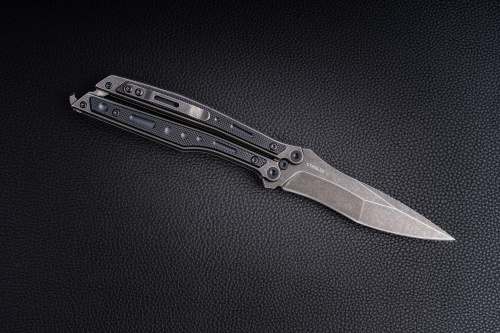 Нож складной Эльф D2 204-500401.рукоять G-10 (black)