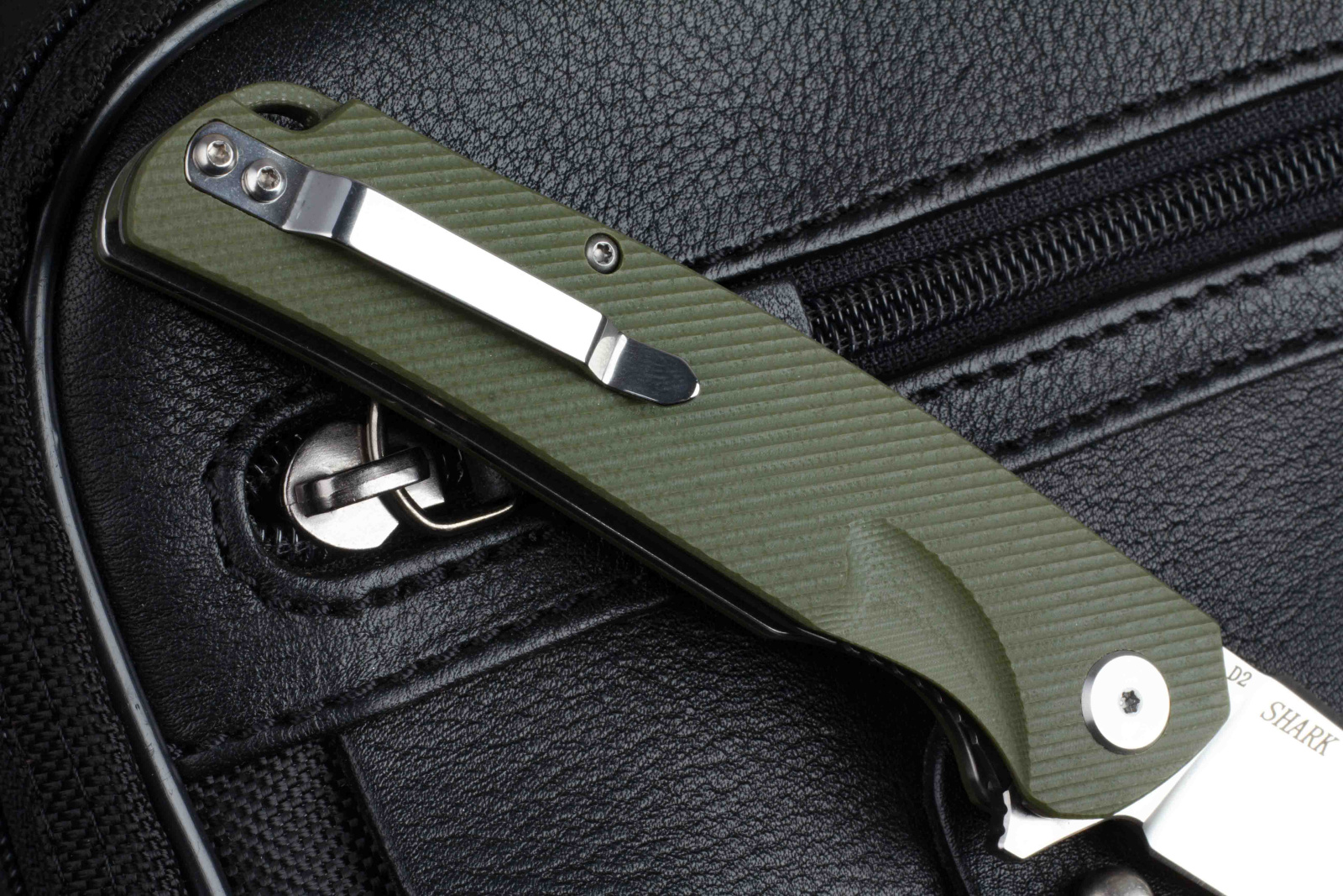 Нож складной Shark (Шарк) green Кизляр