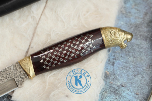 Нож Хищник (У-7) Сталь D2 Унцукульская насечка Нож Хищник (У-7) Сталь D2 Унцукульская насечка