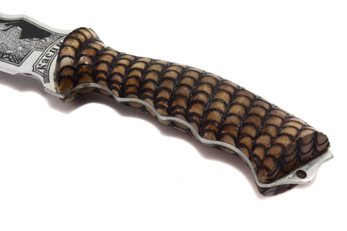 Нож Каспий - жженый орех Поиск Кизляр