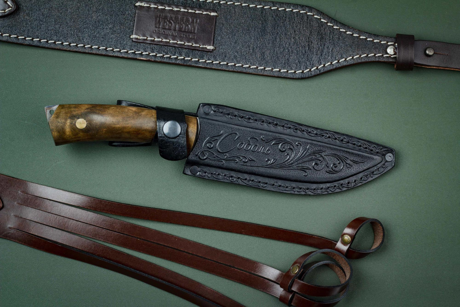 Нож Соболь - 65х13 Беркут Кизляр