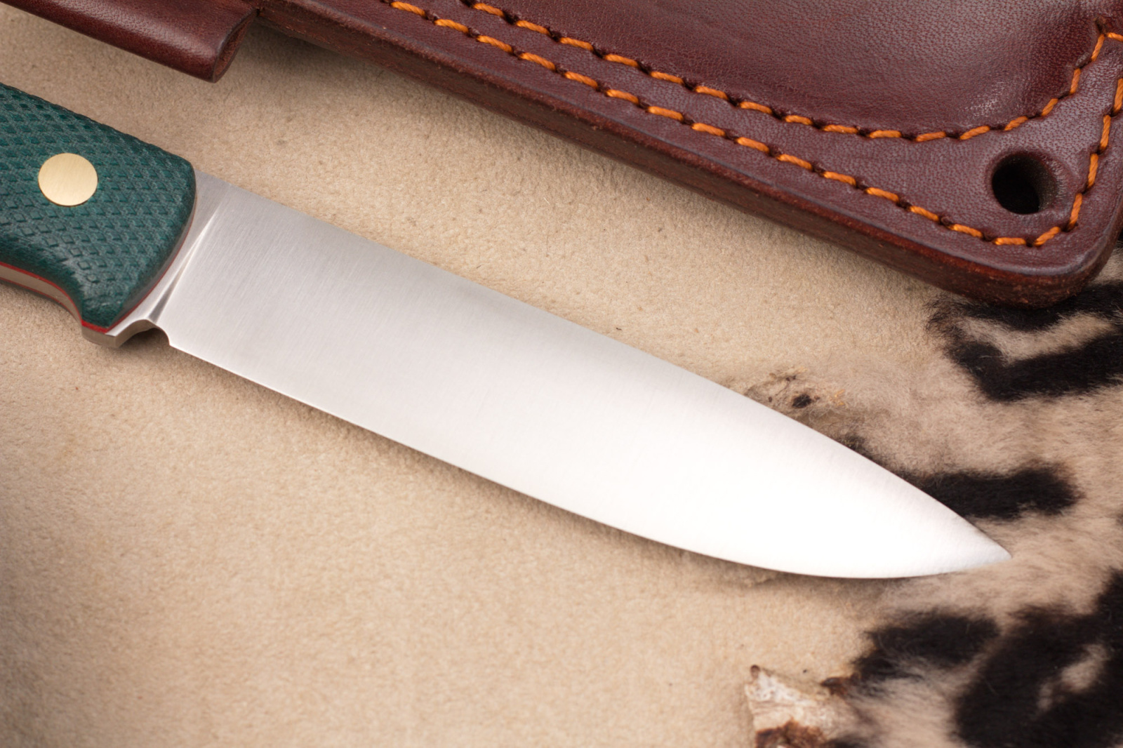 Нож Бушкрафт CPR изумруд конвекс Южный Крест