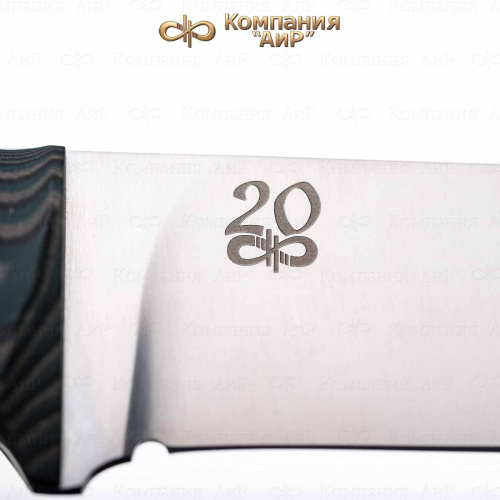 Нож Бекас ЦМ G10, клиновая срезка, паракорд, медная бусина, пескоструйная обработка рукояти, КВ