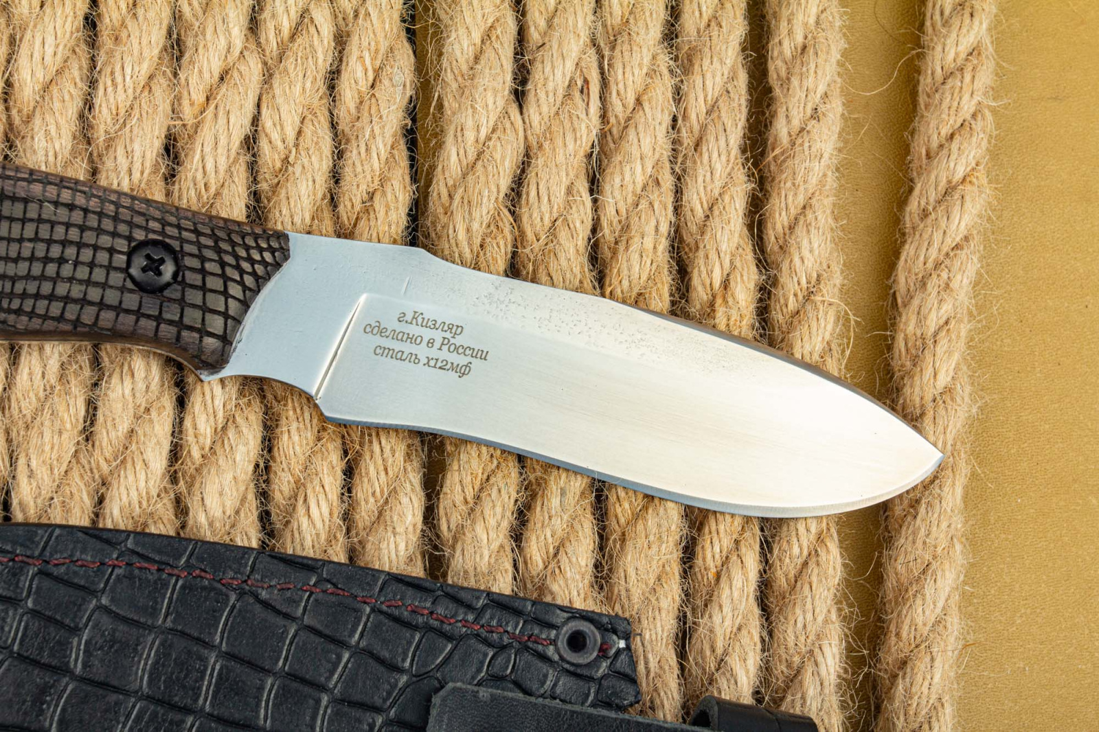 Нож Терек -Х12мф орех