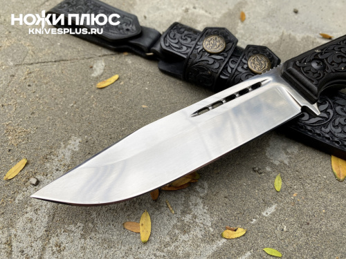 Нож Кизляр AUS-8 резная рукоять граб Кизляр