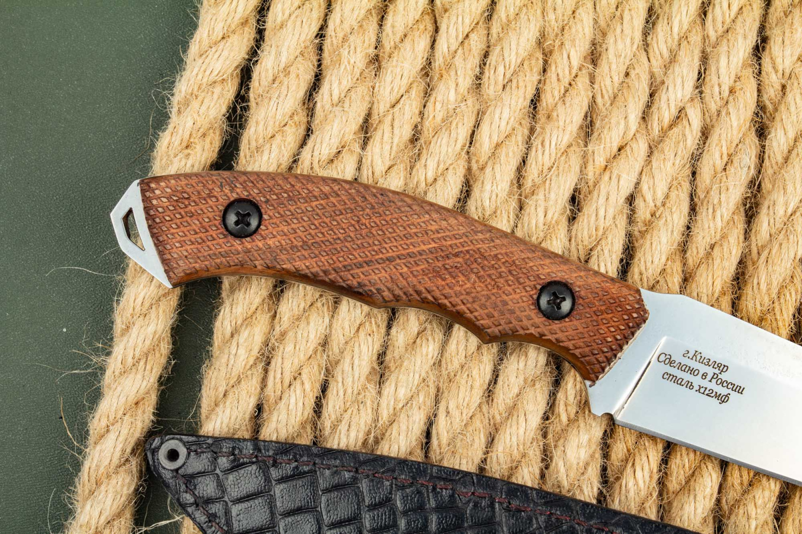 Нож Сокол - Х12мф орех