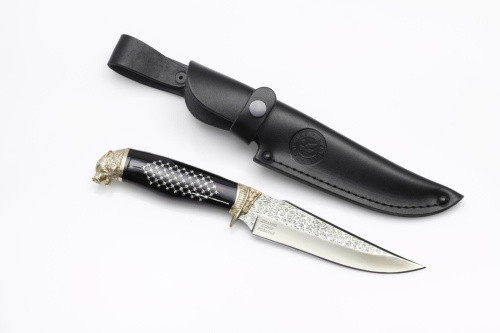 Нож Джанко Сталь Х12МФ Граб Унцукульская насечка Нож Джанко Сталь Х12МФ Граб Унцукульская насечка