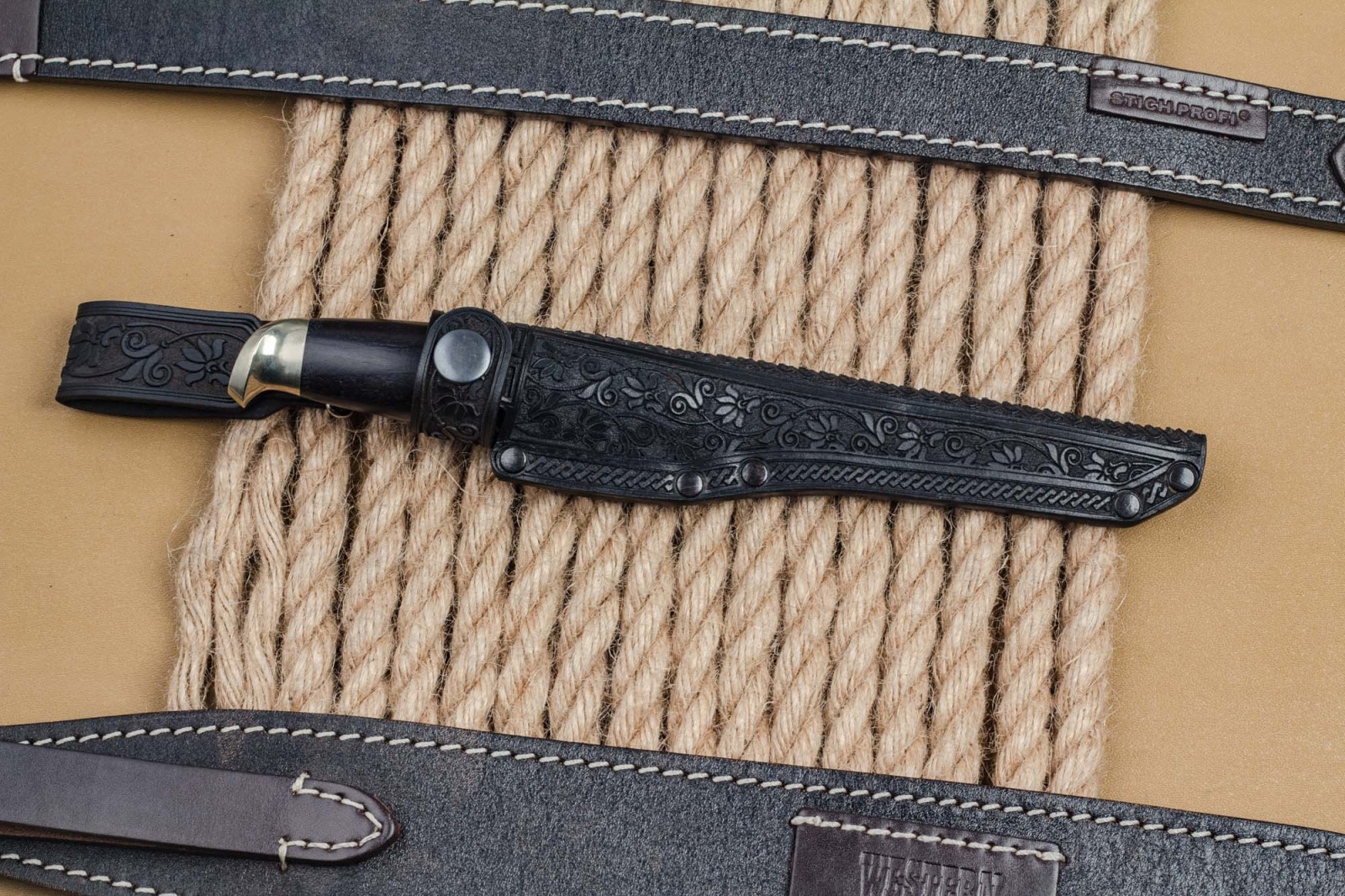 Нож Финка Х12МФ граб Андреев