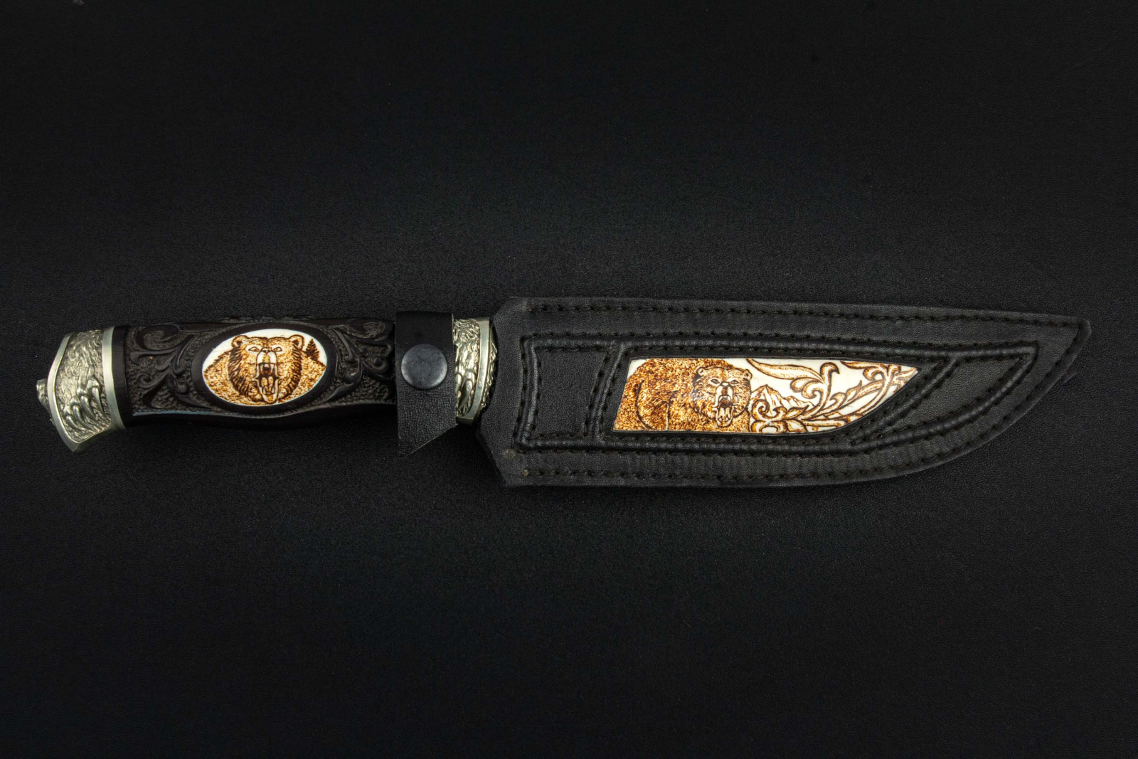 Нож Гризли дамаск Адамов