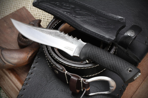 Нож Хищник - 65Х13/резина Беркут Кизляр
