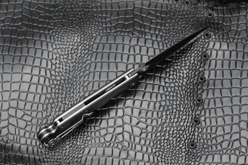 Складной нож Daggerr Arrow Flipper Stonewash сталь D2, рукоять Black G10 Складной нож Daggerr Arrow Flipper Stonewash сталь D2, рукоять Black G10