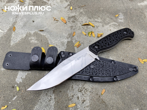 Нож Терек AUS-8 резная рукоять граб Кизляр Андреев