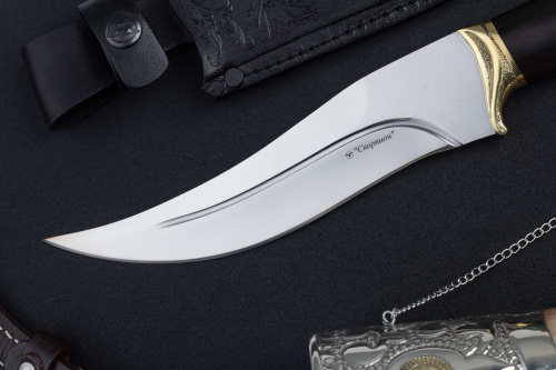 Нож Скорпион б.граб/латунь Беркут Кизляр