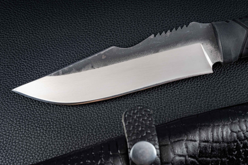 Нож Скорпион AUS-8 эластрон черный Андреев