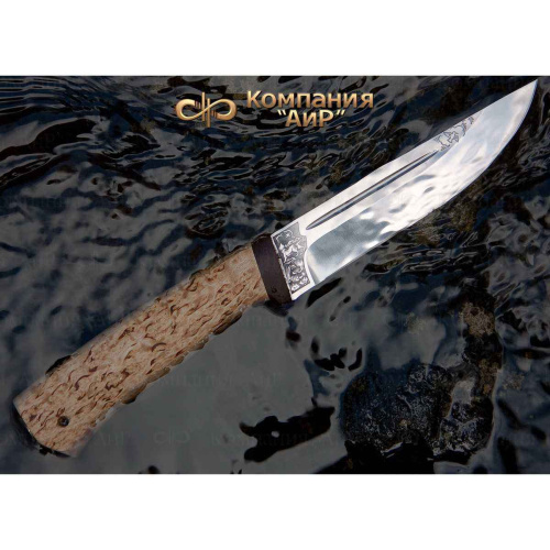 Нож Бекас АиР (карельская береза)