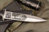 Нож КО-1 Кожа Художственное оформление