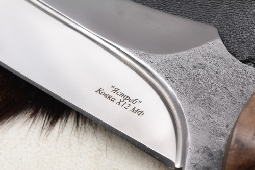 Нож Ястреб - Х12МФ/D2/клепанный Беркут Кизляр