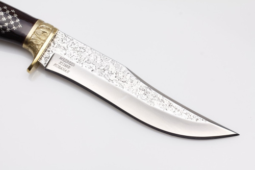 Нож Медведь Сталь Х12МФ Граб Унцукульская насечка Нож Медведь Сталь Х12МФ Граб Унцукульская насечка