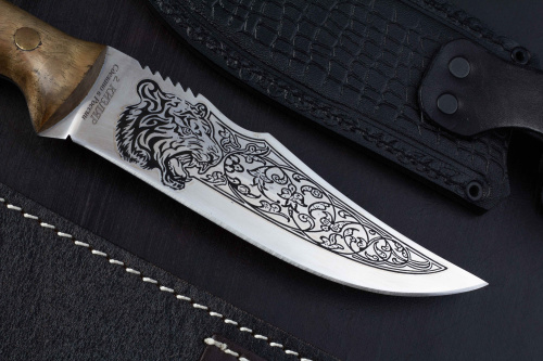 Нож Тайгер - 65Х13/орех Беркут Кизляр