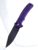 Складной нож CIVIVI Cogent Blackwash сталь 14C28N, рукоять Purple G10