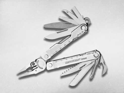 Мультитул Leatherman Rebar (831560) 101.6мм 17функций серебристый