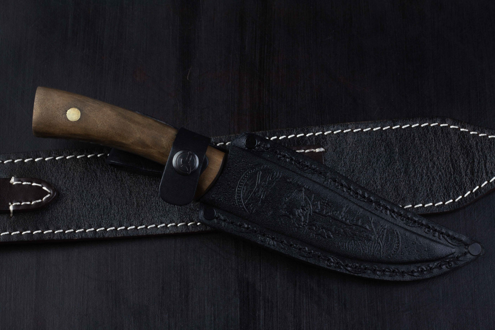 Нож Пума 65х13 клепанный Беркут Нож Пума 65х13 клепанный Беркут