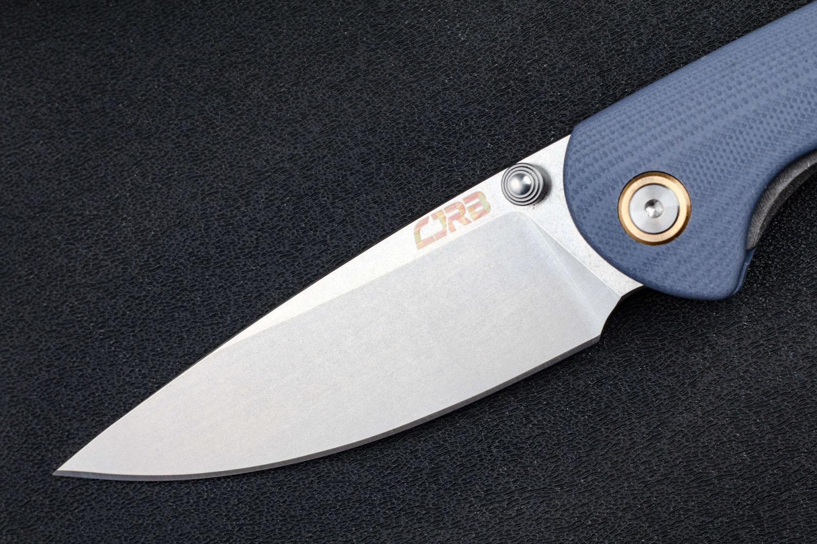 Складной нож CJRB Feldspar сталь D2, рукоять Blue G10