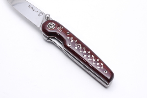 Нож складной Байкер-2 Граб Унцукульская насечка Нож складной Байкер-2 Граб Унцукульская насечка