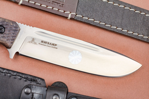 Нож Кизляр Х12МФ орех Адрреев