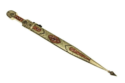 Кинжал сувенирный модель № 6 мельхиор Поиск Кизляр