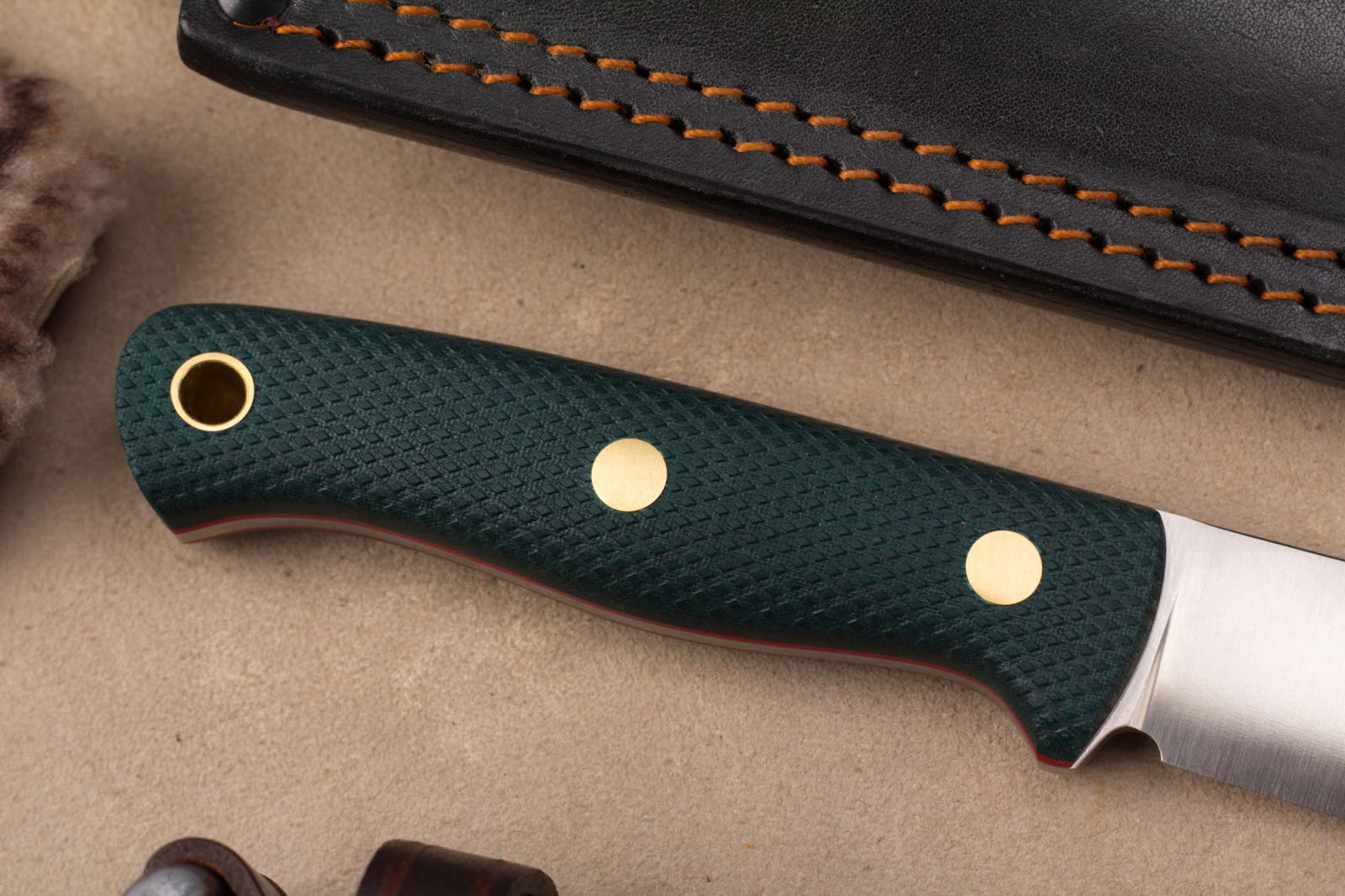 Нож Caribou CPR изумруд конвекс Южный Крест