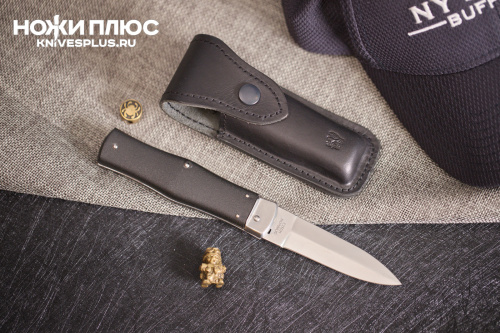 Автоматический нож Predator 420С пластик черный  Mikov