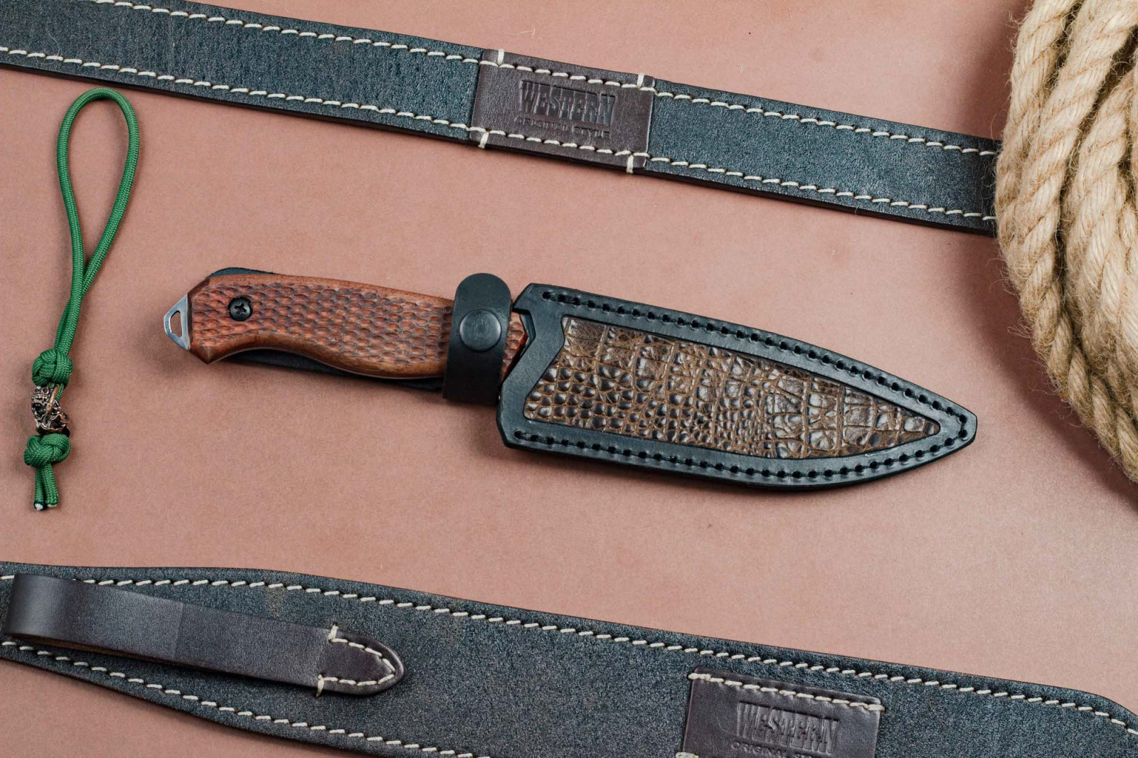 Нож Волк Х12МФ орех Андреев