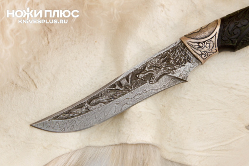 Нож Лунная ночь ХО Сталь Дамаск Нож Лунная ночь ХО Сталь Дамаск