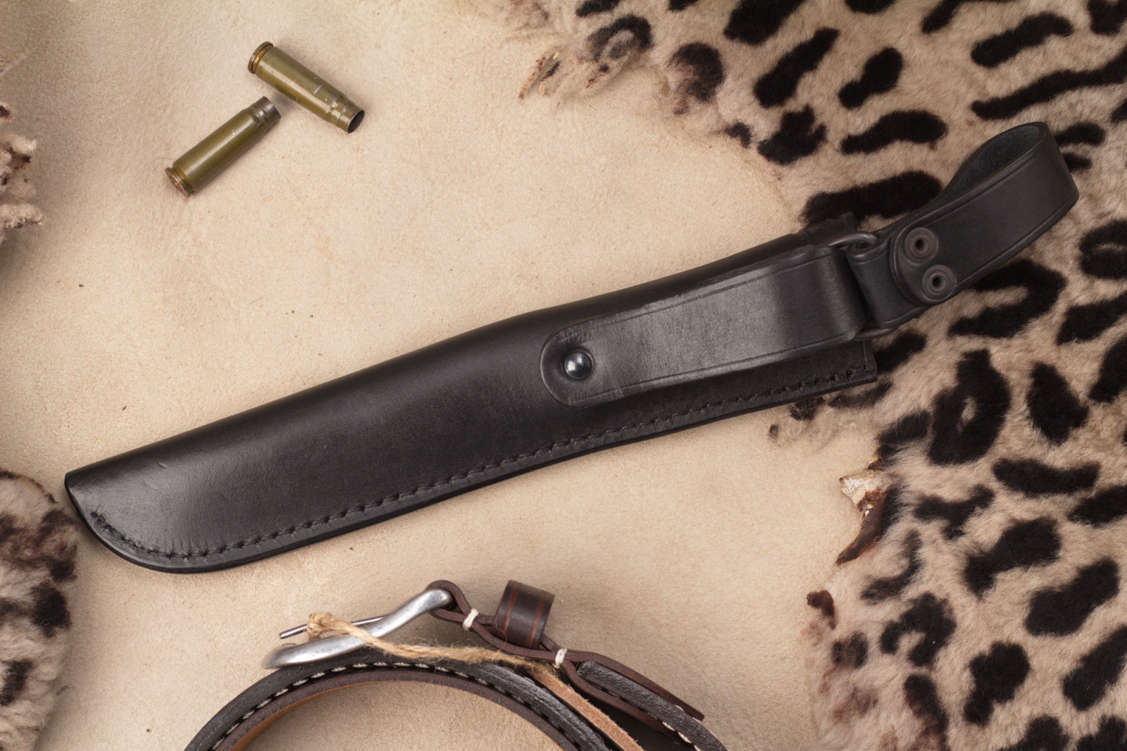 Нож Рыбацкий L N690 изумруд конвекс Южный Крест