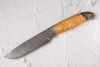 Нож Охота карельская берёза/дамаск ИП Эмиров Р.К. Кизляр