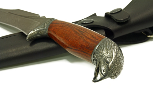 Нож Сокол Сталь Дамаск Бубинго Нож Сокол Сталь Дамаск Бубинго