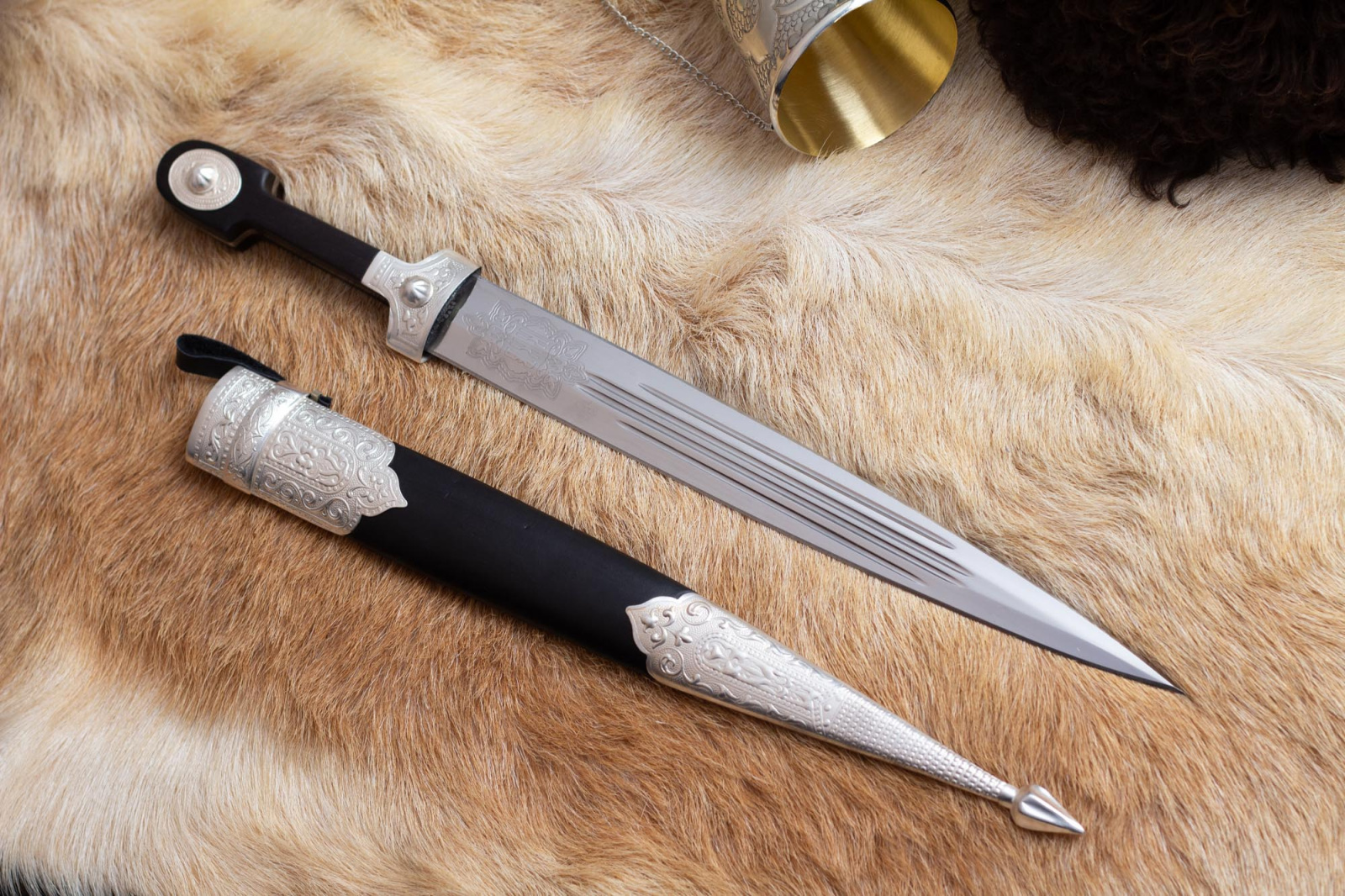 Кинжал ККВ посеребрение Кизляр