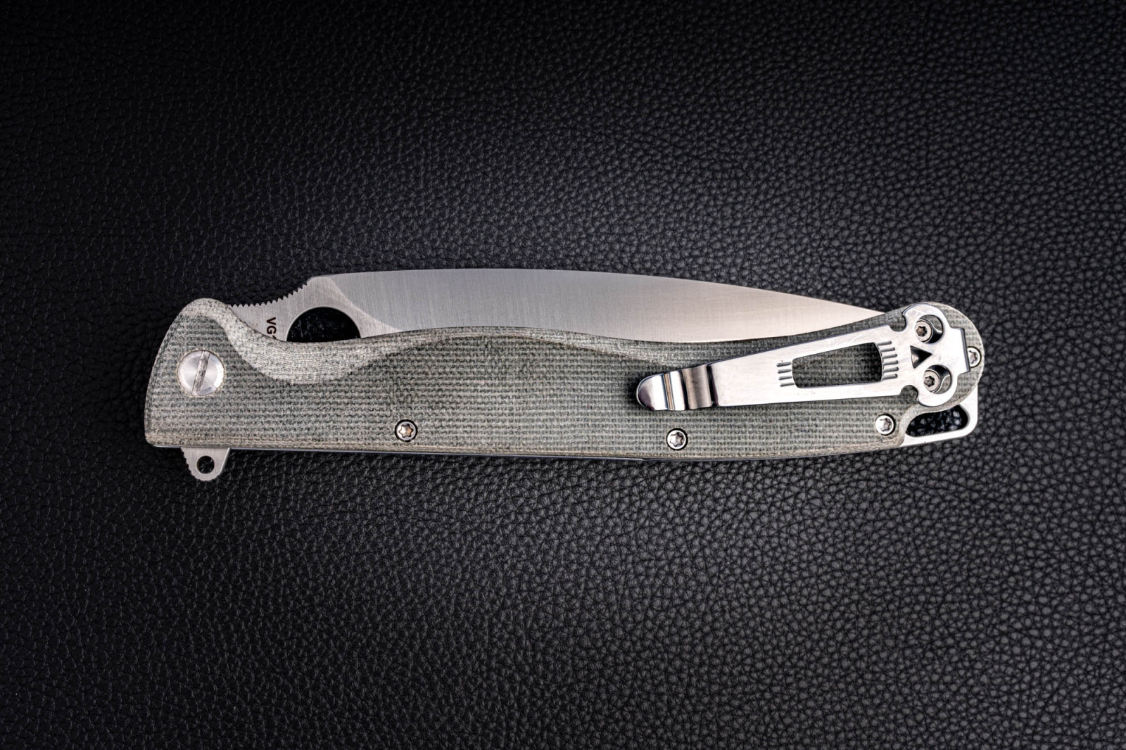 Складной нож Daggerr Vendetta Liner Lock satin сталь VG10, рукоять Gray Micarta