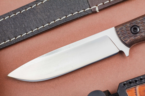 Нож Тайга 120 орех Х12МФ Андреев