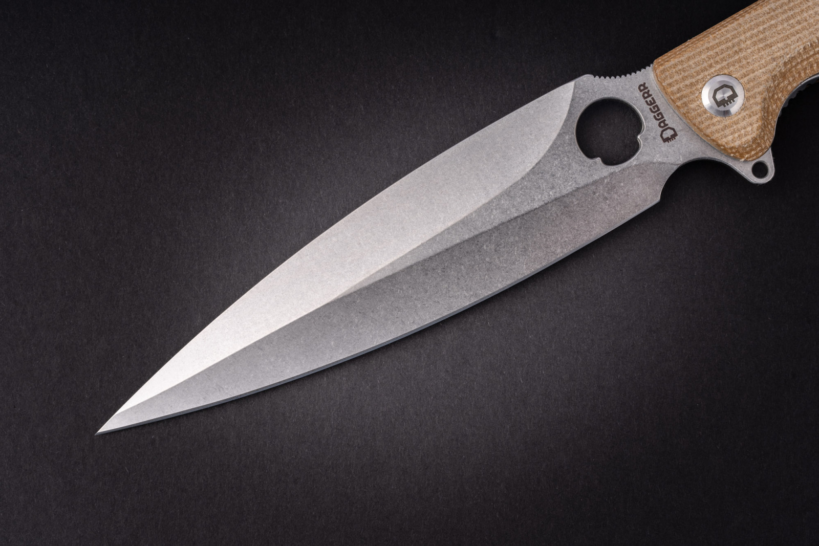 Складной нож Daggerr Vendetta stonewash сталь VG-10, рукоять Olive G10