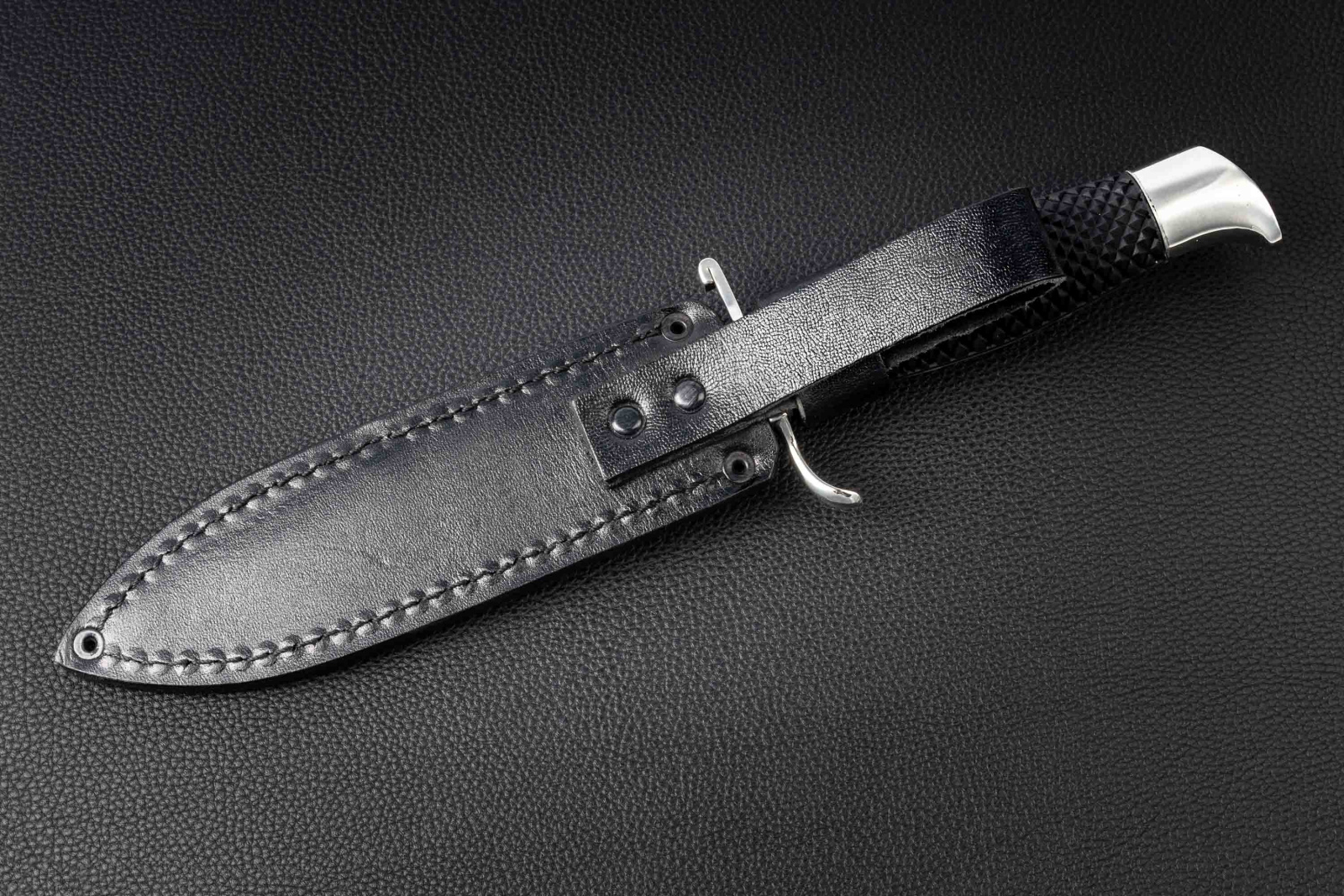 Нож Финка НКВД Х12мф эластрон черный Андреев