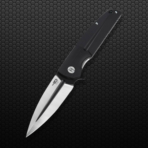Нож складной Bestech Fin Black/Satin