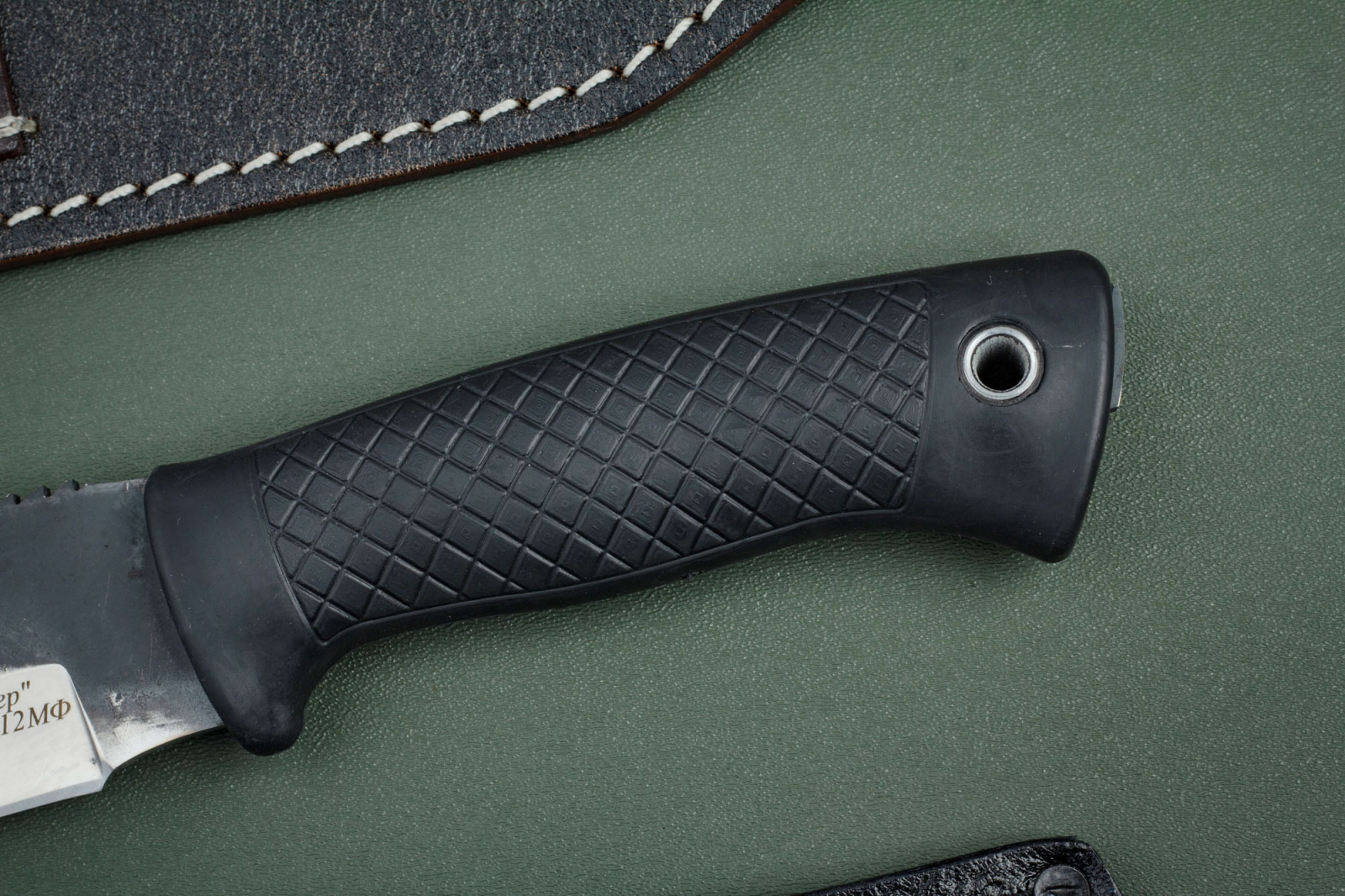 Нож Тайгер Х12  резина Беркут