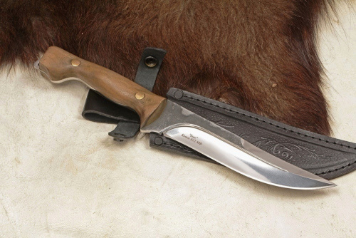 Нож Бык - Х12МФ/D2/клепанный Беркут Кизляр