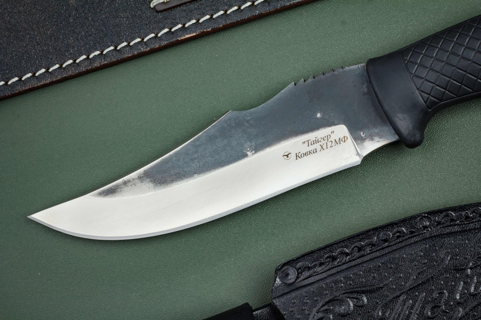 Нож Тайгер Х12  резина Беркут