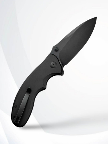 Складной нож Sencut Cybrix black сталь 9Cr18MoV, рукоять Black Aluminum