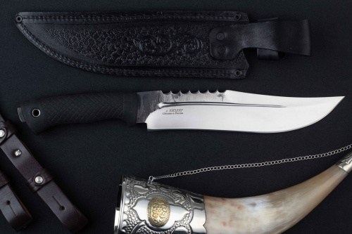 Нож Вождь - 65Х13 резина Беркут Кизляр